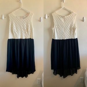Plus size high low dress